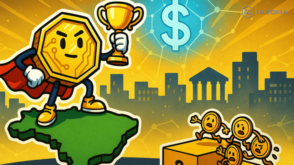 Foxbit domina 41% do dólar digital negociado no Brasil em 2026