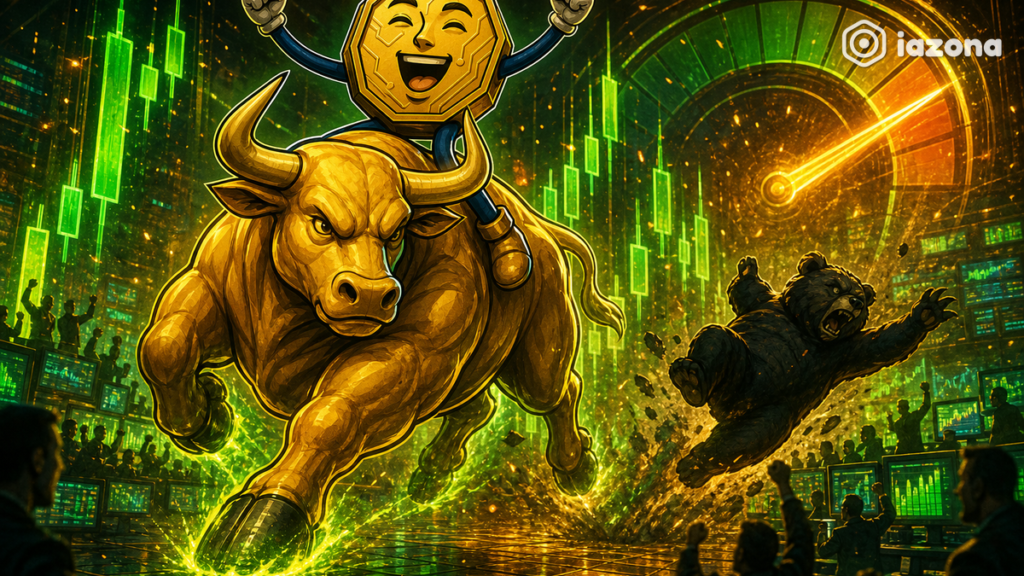 Índice de Medo e Ganância cripto atinge ‘ganância extrema’ pela 1ª vez desde 2024