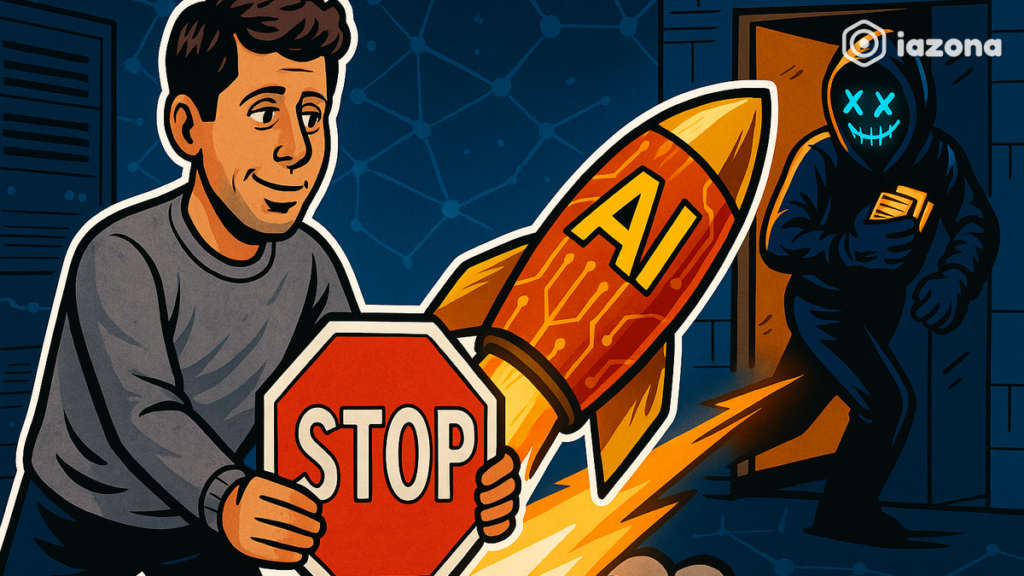 Sam Altman pede ritmo menor no avanço da IA após hack da OpenAI