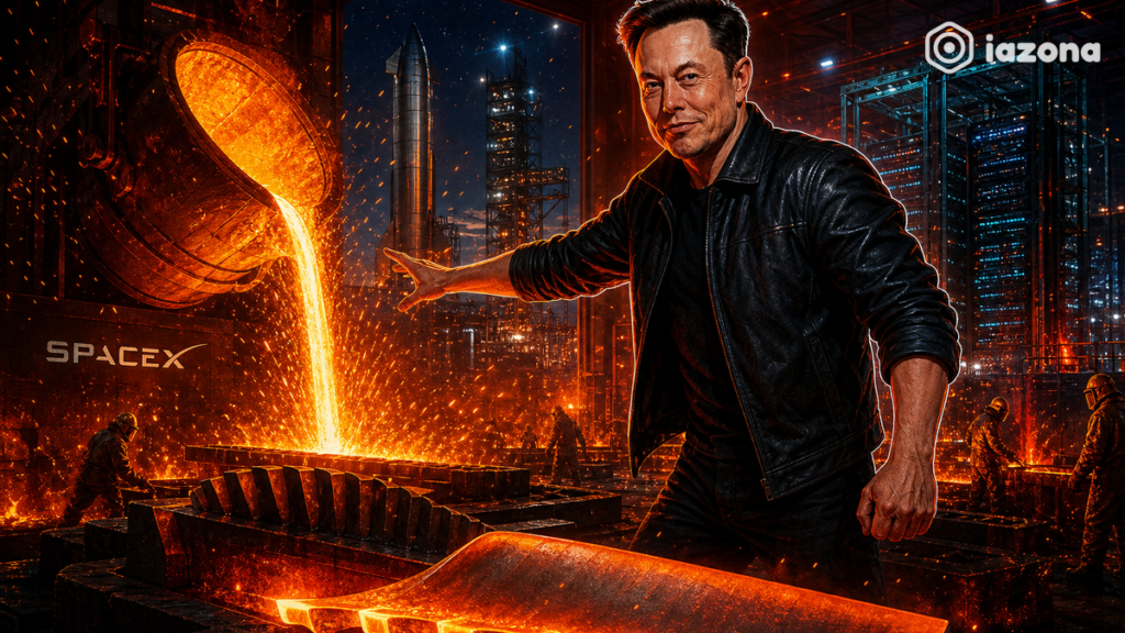 SpaceX vai fundir turbinas a gás para acelerar IA de Musk