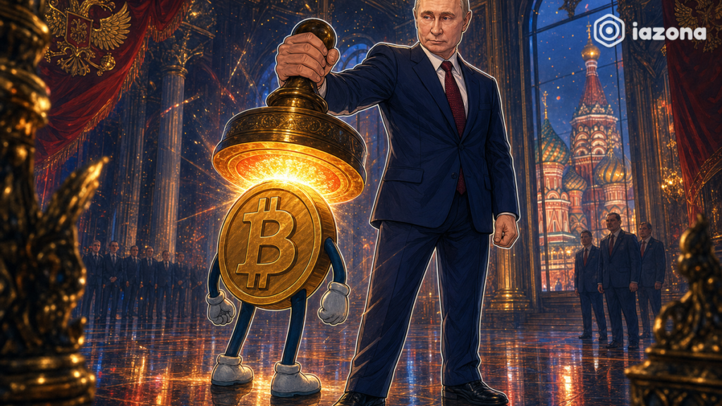 Putin assina lei de criptomoedas com vigência em setembro de 2026