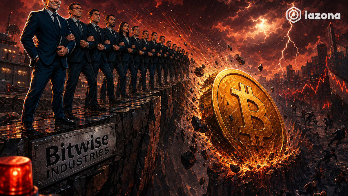 Bitwise: nenhuma instituição vendeu cripto na queda de 50%