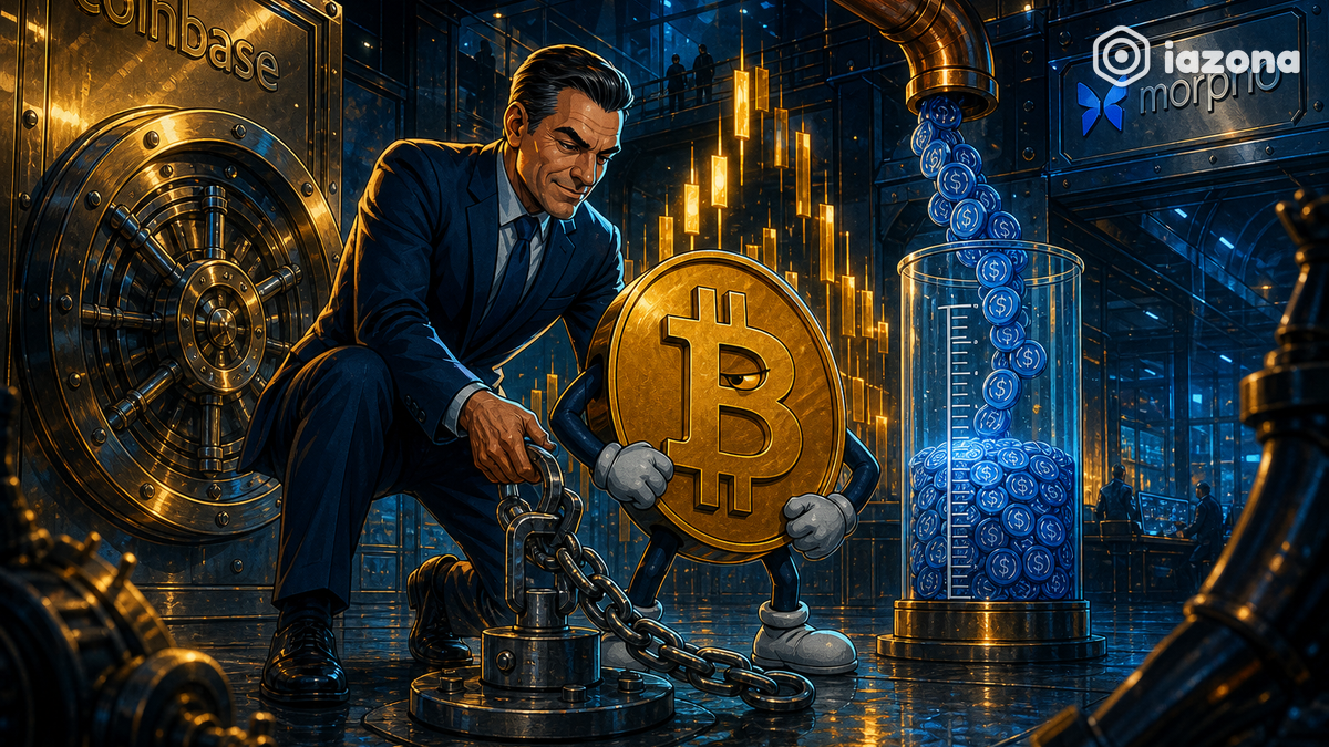 Coinbase lança empréstimo de Bitcoin a taxa fixa via Morpho