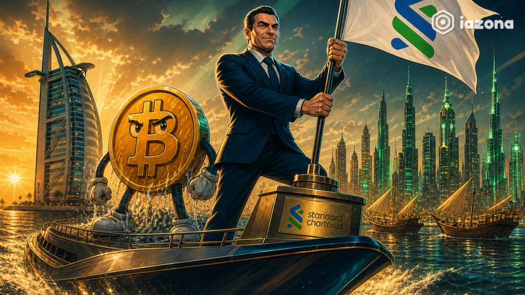 Standard Chartered inicia negociação spot de Bitcoin e Ether nos EAU
